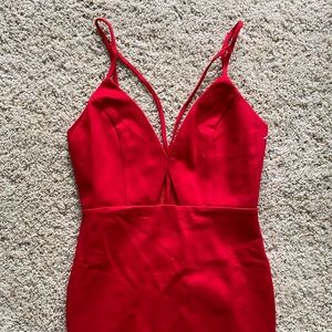 Red dress